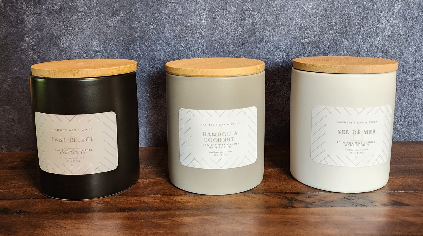 Made to order - Black Ceramic Jar